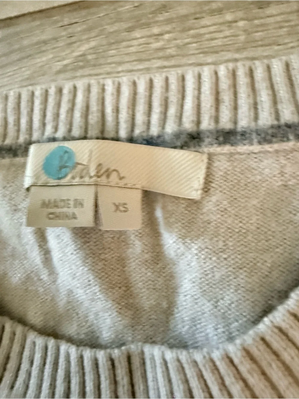 Boden Cream 'Cat Person' Graphic Crewneck Sweater Wool, Cotton, Cashmere blend